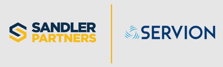 Sandler Partners and Servion logos